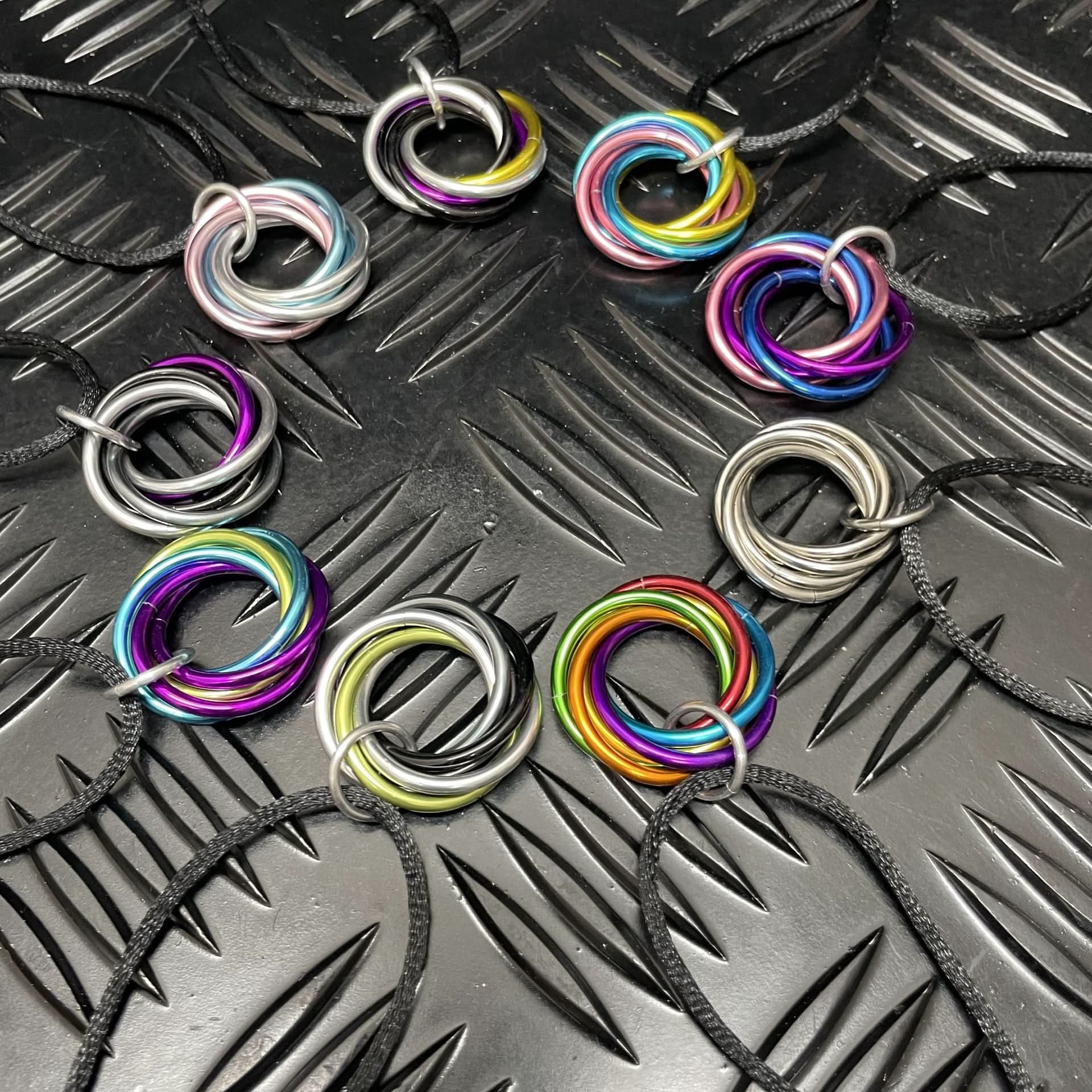 Mobii Ring Fidget Necklace - Hand Crafted Wearable Sensory Supports