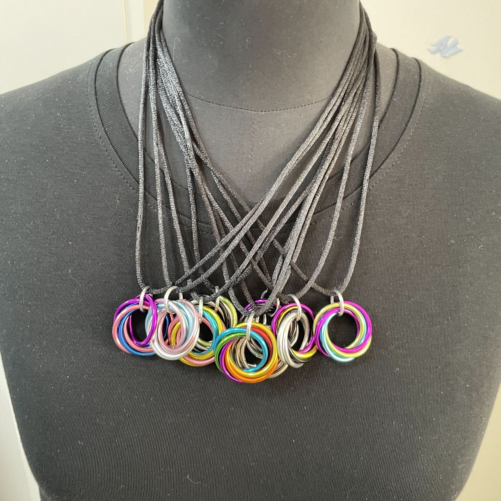 Mobii Ring Fidget Necklace - Hand Crafted Wearable Sensory Supports