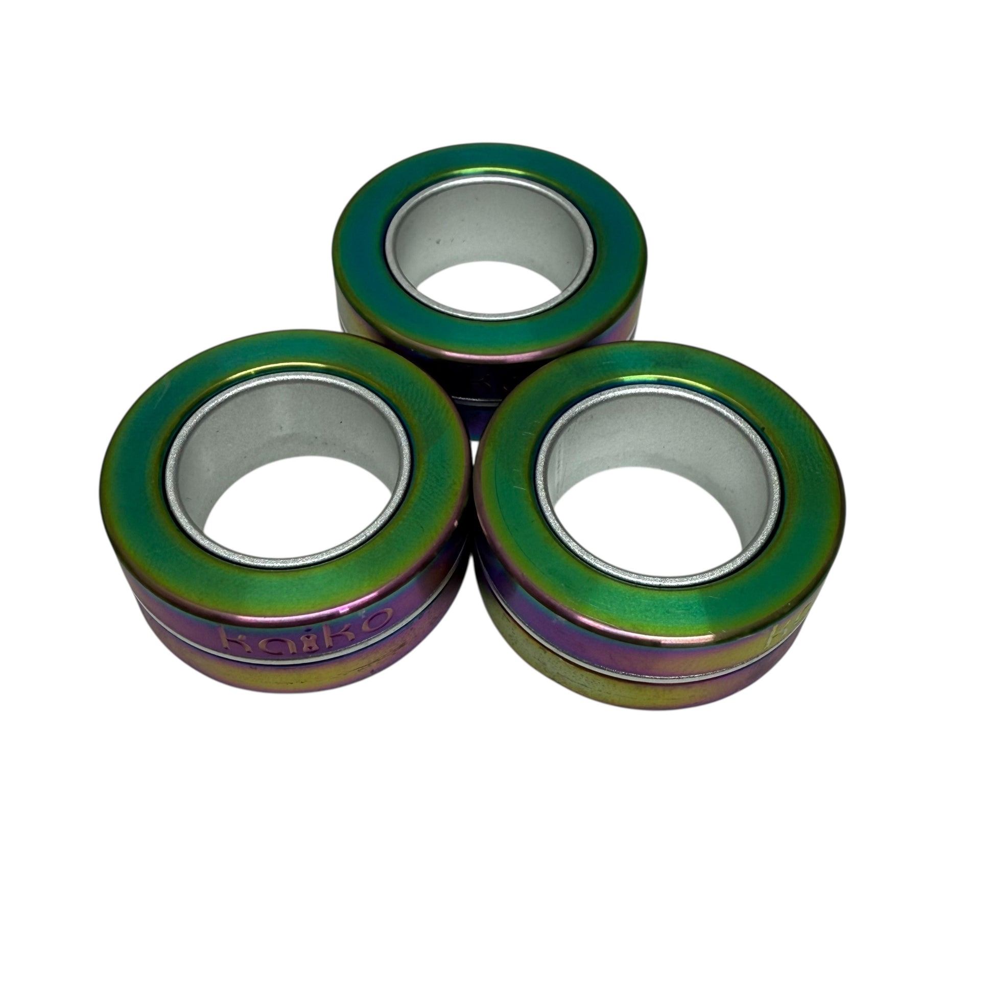 TRI Magnetic Rings : Metal Fidgets by Kaiko