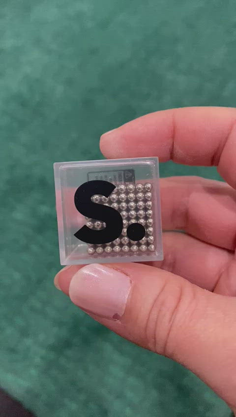 Load video: SPEKS ALL SILVER - Original Magnetic Balls