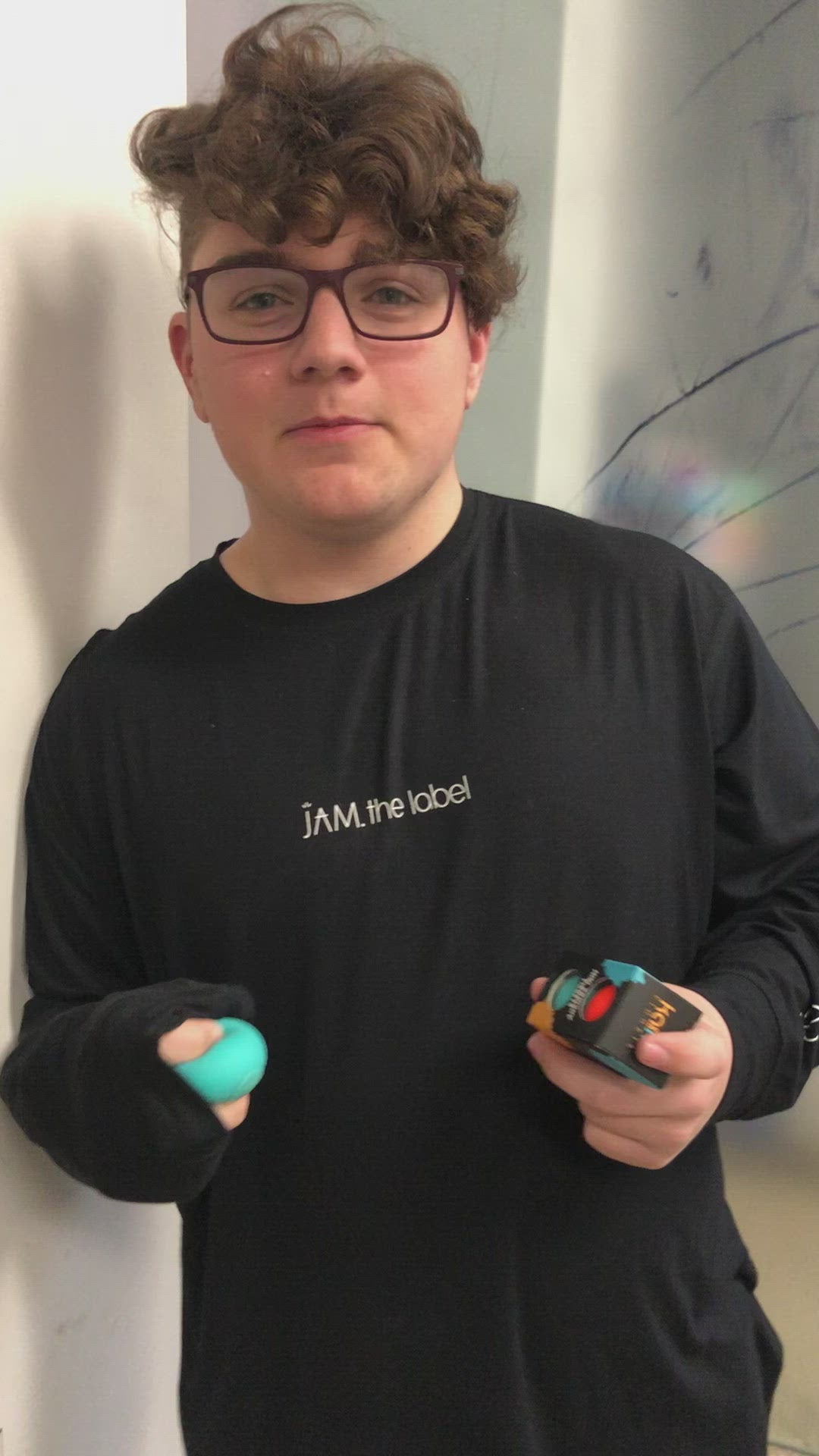 Load video: Kaiko Mini Squishy Fidget Balls - twin pack