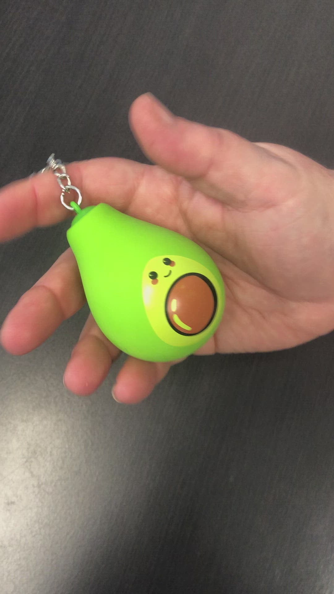 Load video: Stress Avocado Keychain