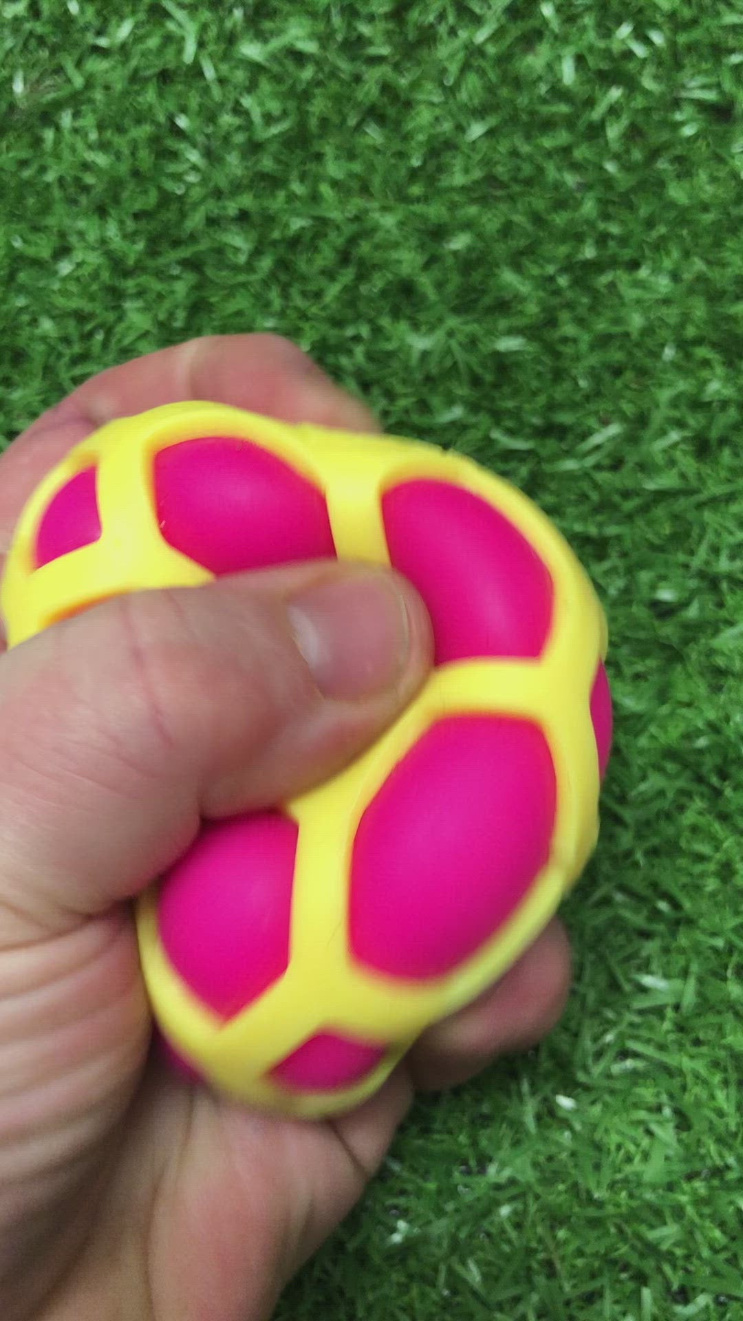 Load video: Nee Doh Atomic Stress Squishy Ball