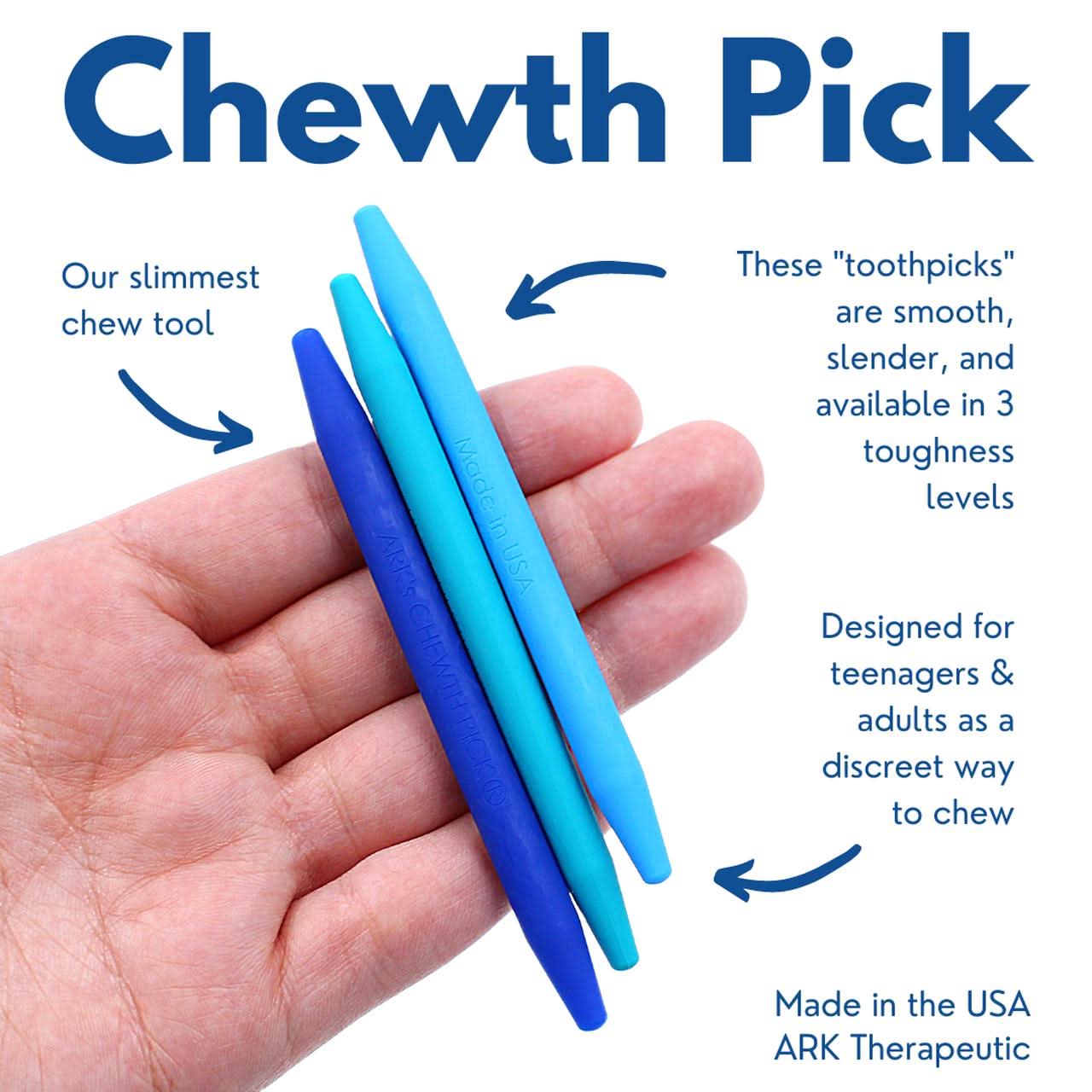 ARK SMOOTH Chewth Pick Chewable "Toothpicks" (Pack of 3)