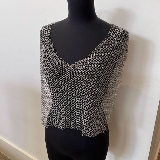 Chain Maille Hand Crafted Free Size Vest - For regulation, picking support and sensory input