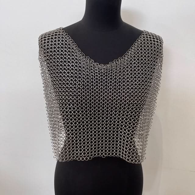 Chain Maille Hand Crafted Free Size Vest - For regulation, picking support and sensory input