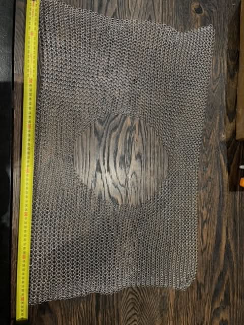 Chain Maille Hand Crafted Free Size Vest - For regulation, picking support and sensory input