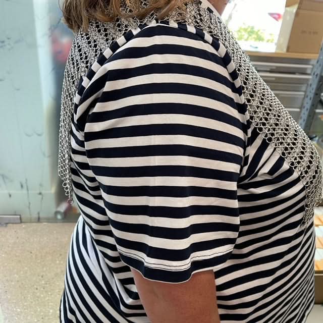 Chain Maille Hand Crafted Free Size Vest - For regulation, picking support and sensory input