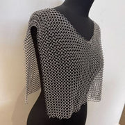 Chain Maille Hand Crafted Free Size Vest - For regulation, picking support and sensory input