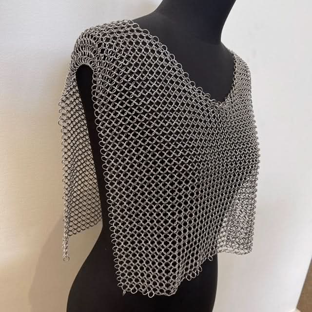 Chain Maille Hand Crafted Free Size Vest - For regulation, picking support and sensory input