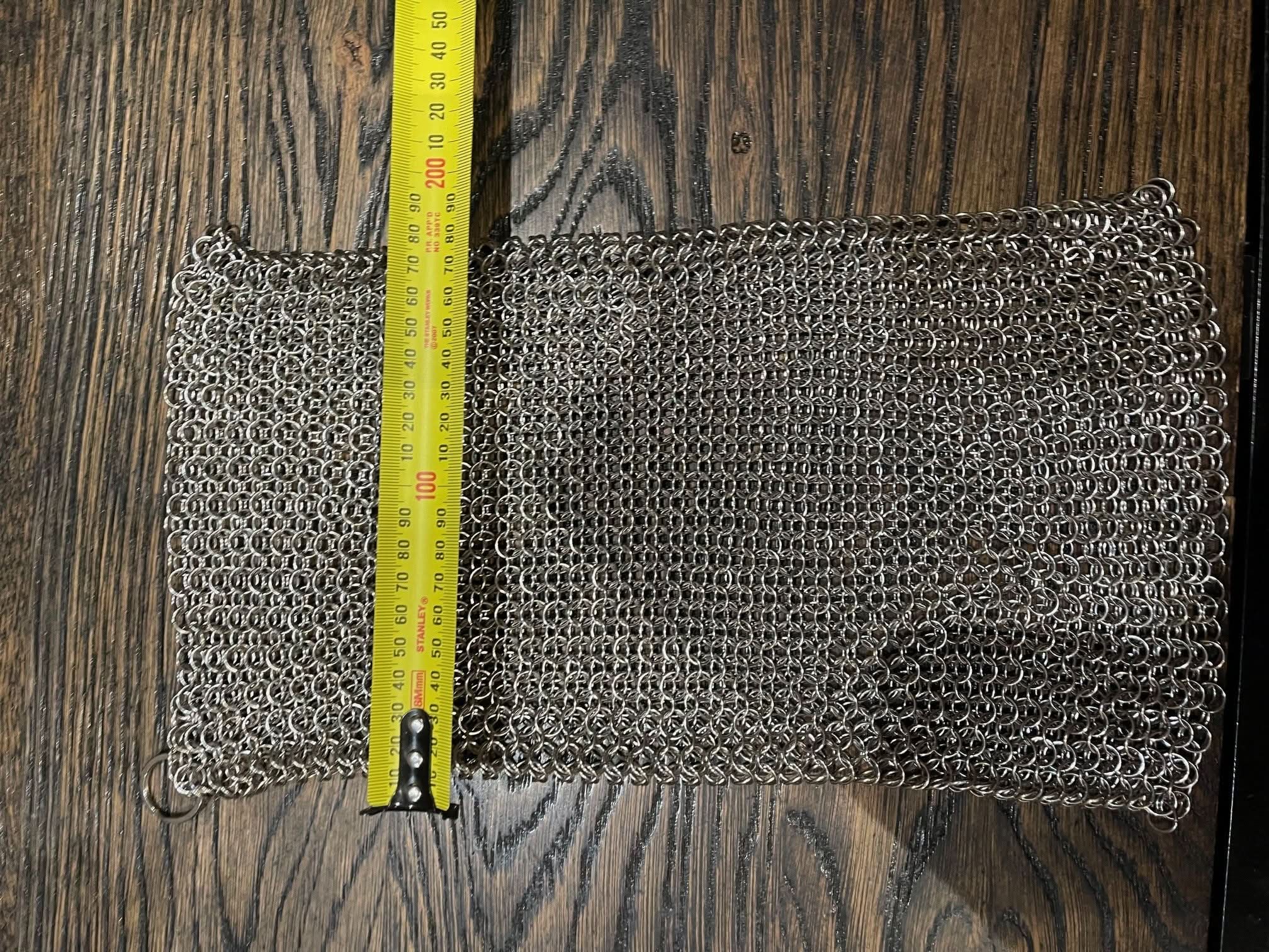 Chain Maille Tube - Hand Crafted 'Open' Cuff