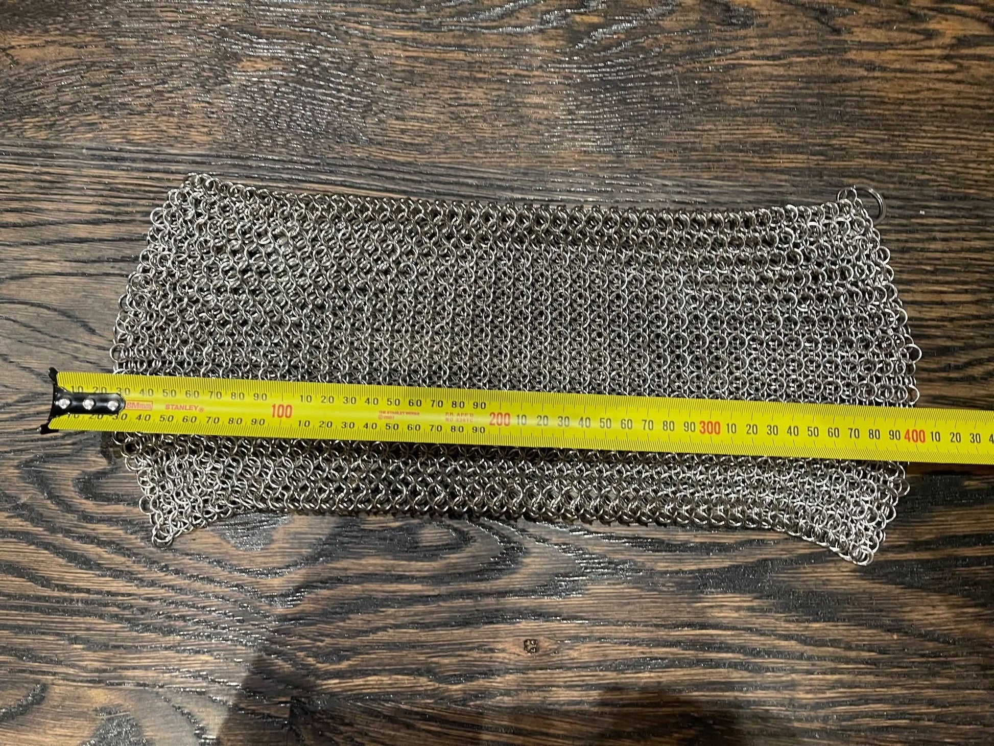 Chain Maille Tube - Hand Crafted 'Open' Cuff