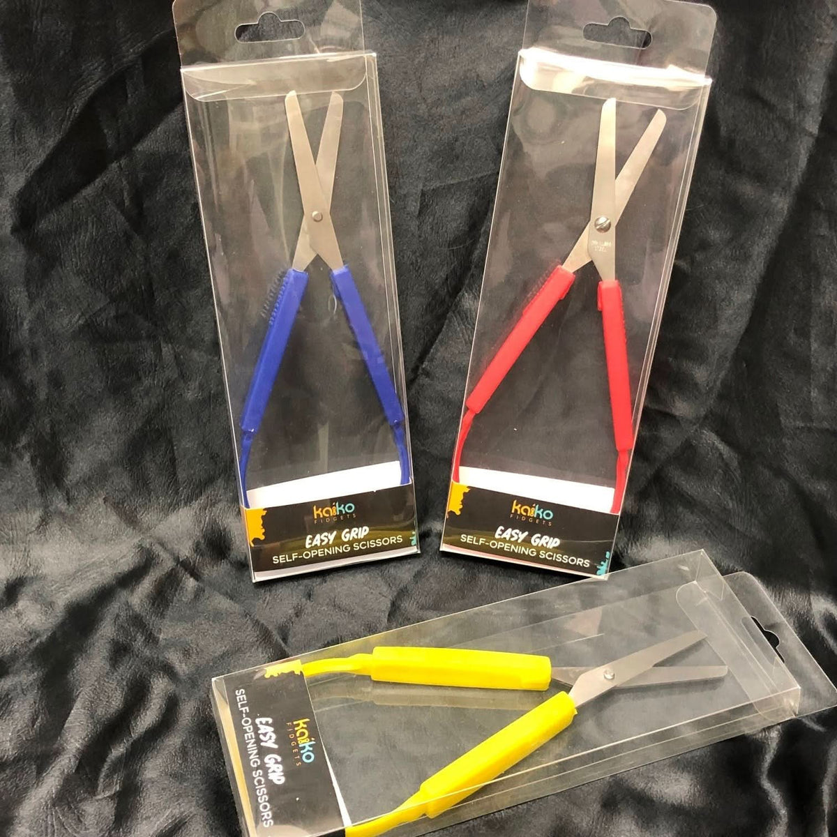 Scissors Ko Easy Grip Self-Opening Scissors — Kaiko Fidgets Australia Pty Ltd