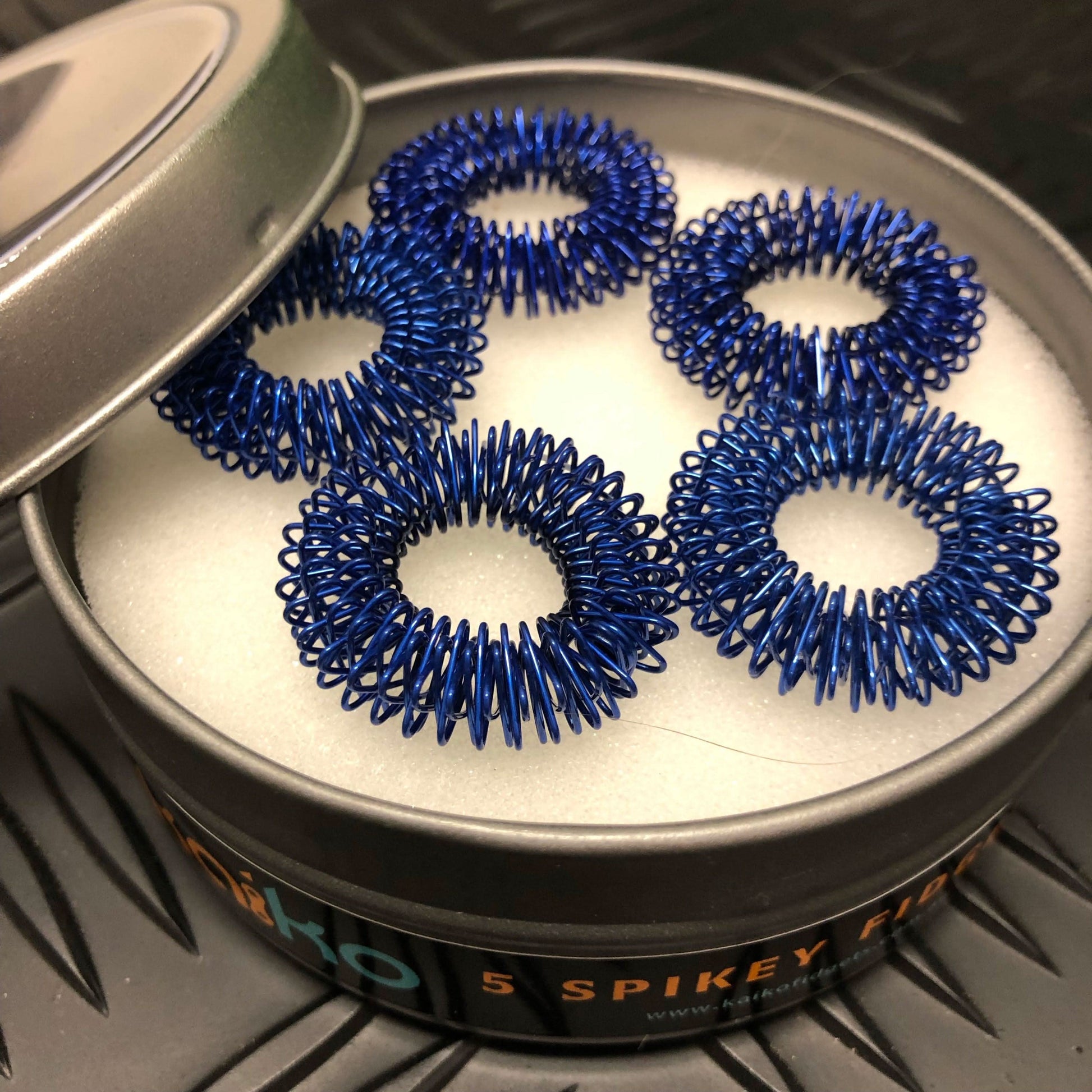 Set of 5 Finger Spikeys by Kaiko - Fidgets for Focus, Safe Ouch and Regulation