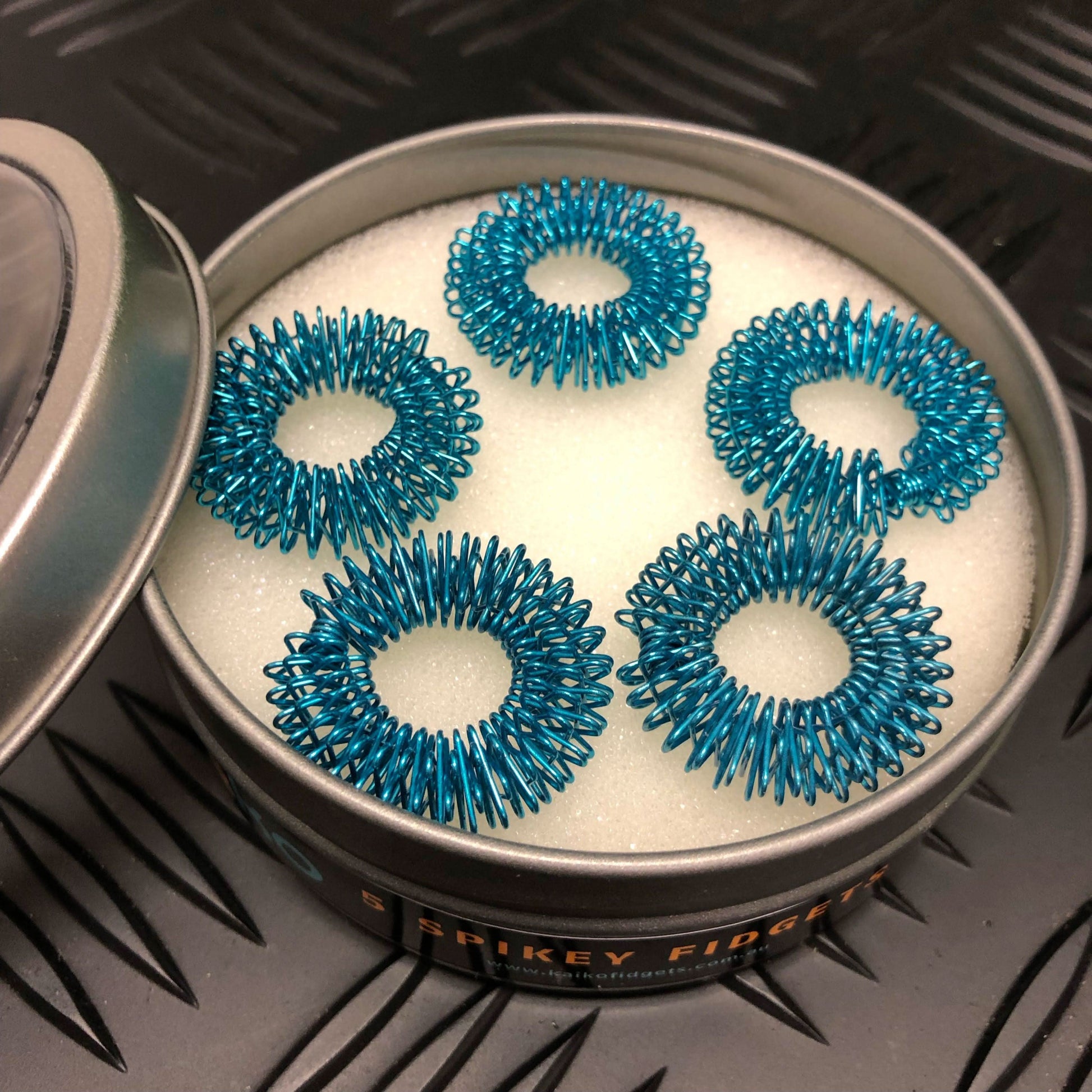 Set of 5 Finger Spikeys by Kaiko - Fidgets for Focus, Safe Ouch and Regulation