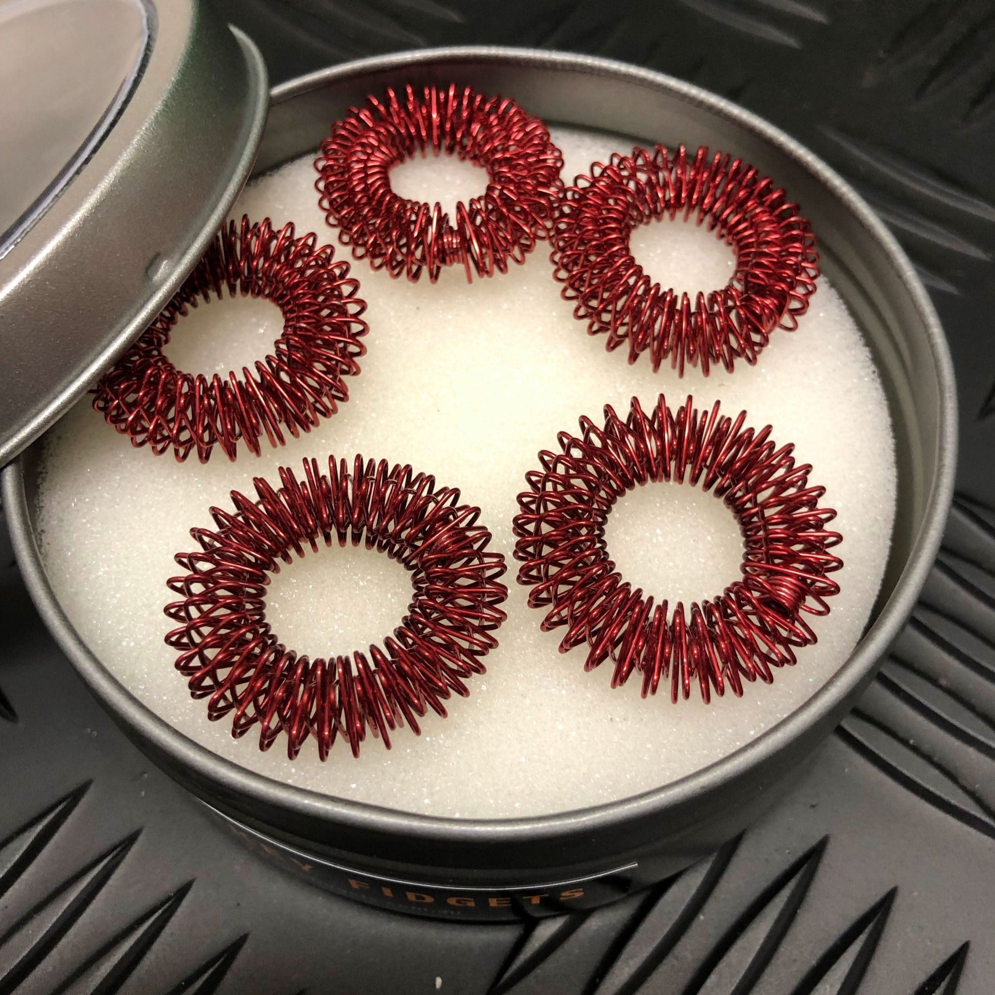 Set of 5 Finger Spikeys by Kaiko - Fidgets for Focus, Safe Ouch and Regulation