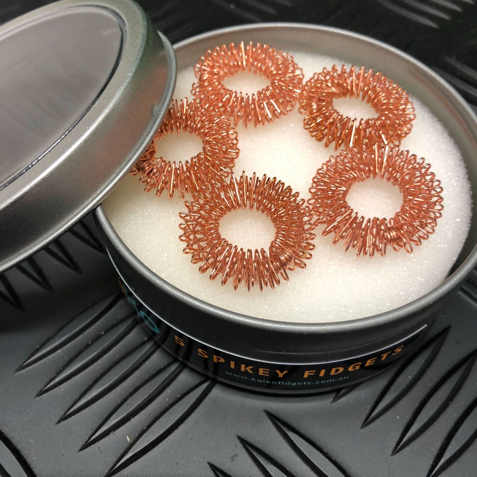 Set of 5 Finger Spikeys by Kaiko - Fidgets for Focus, Safe Ouch and Regulation