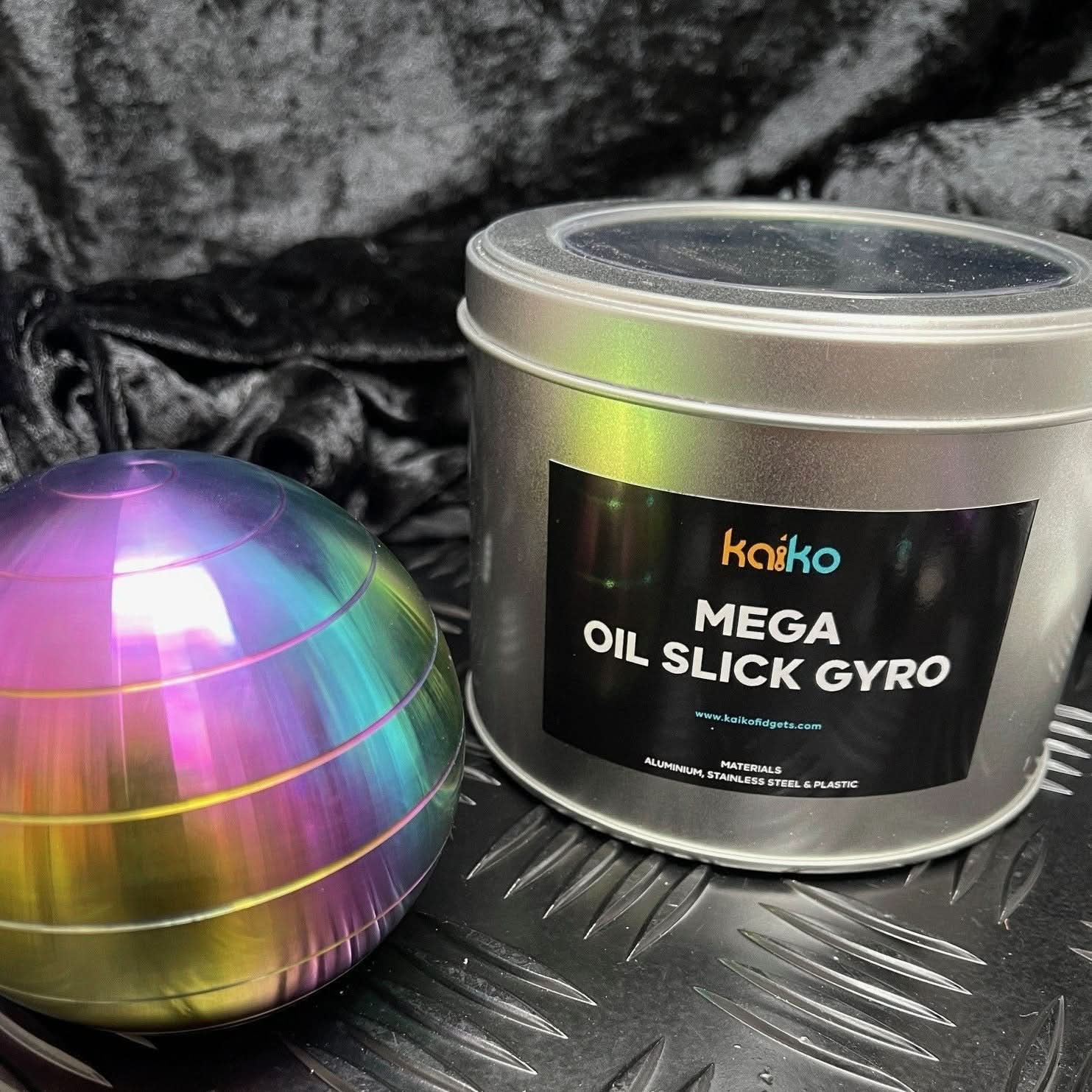 MEGA Oil Slick Spinning Gyro - 807 grams Kaiko Exclusive