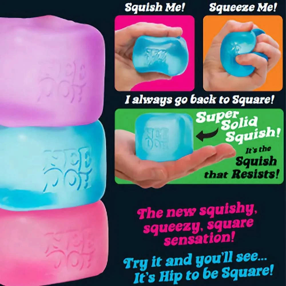 Original Nee Doh Nice Cube - Amazing Squish for Stress Relief