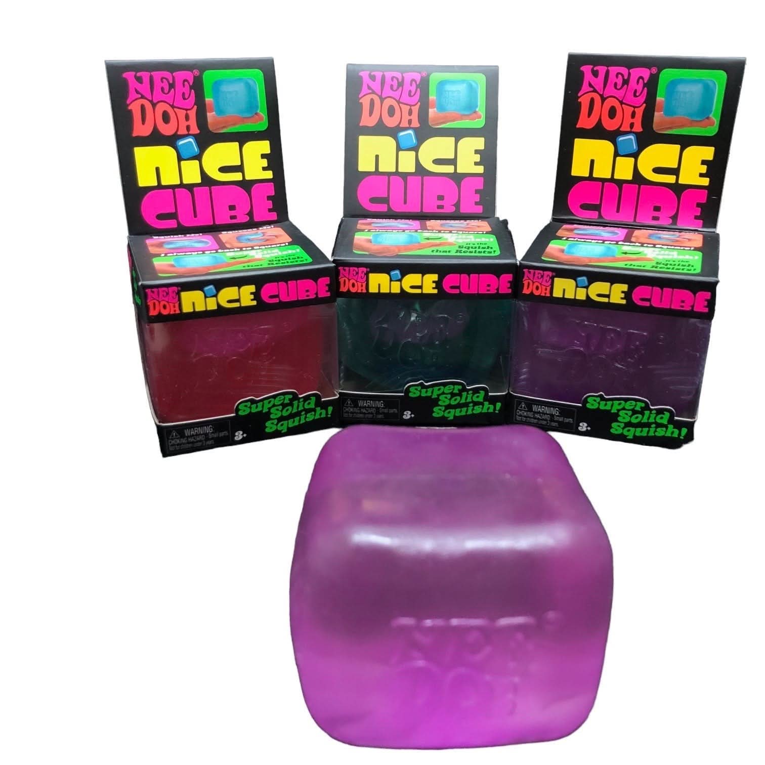 Original Nee Doh Nice Cube - Amazing Squish for Stress Relief