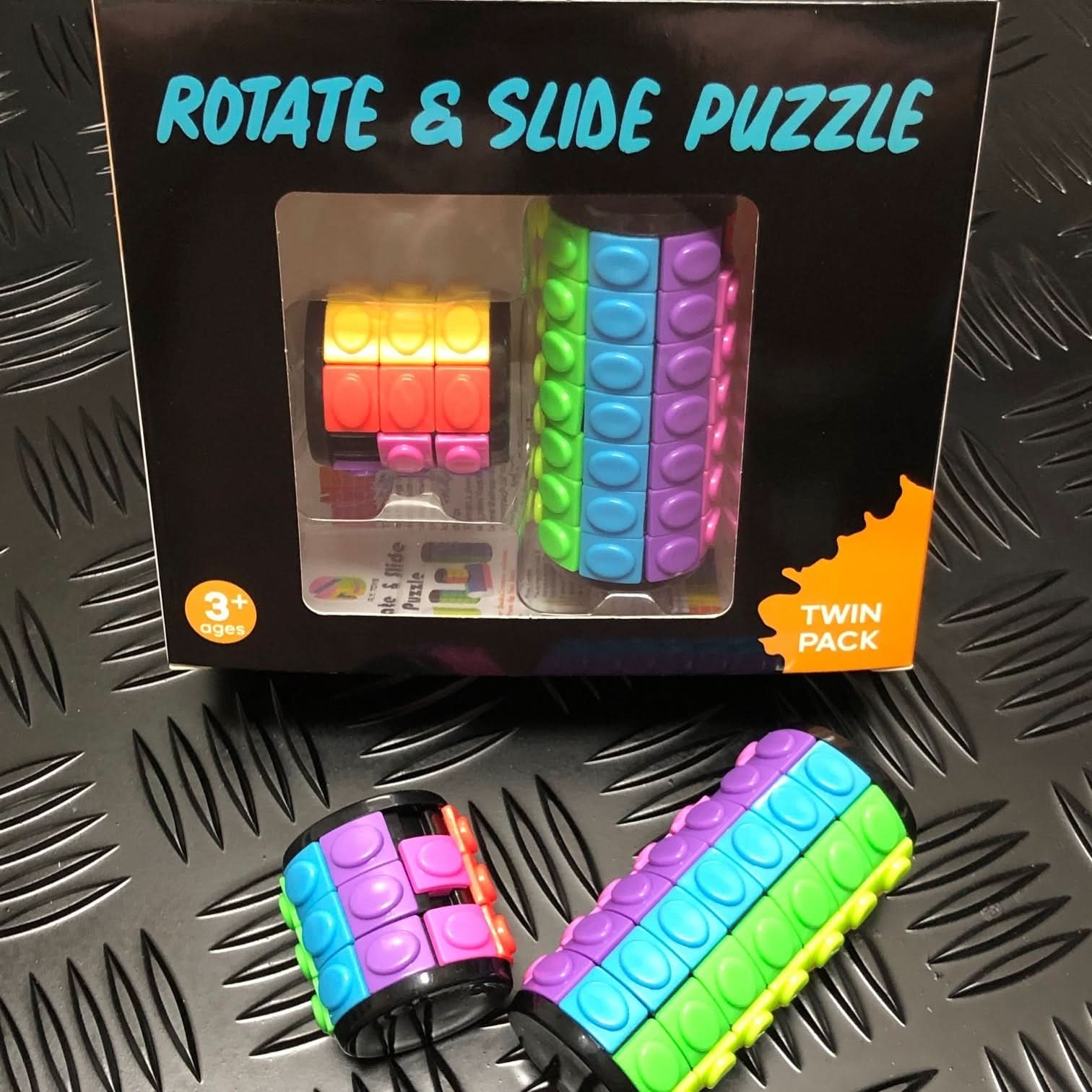 Slide & Rotate Puzzle - twin set