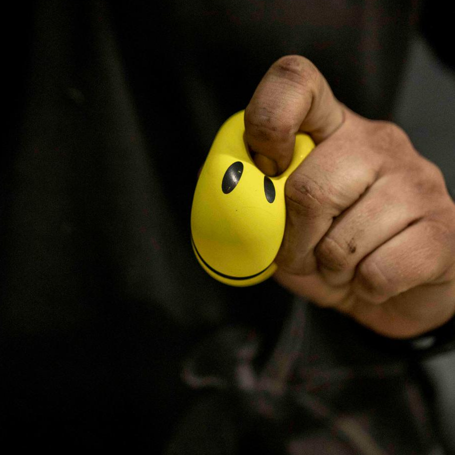 Smiley Face Squishy Ball