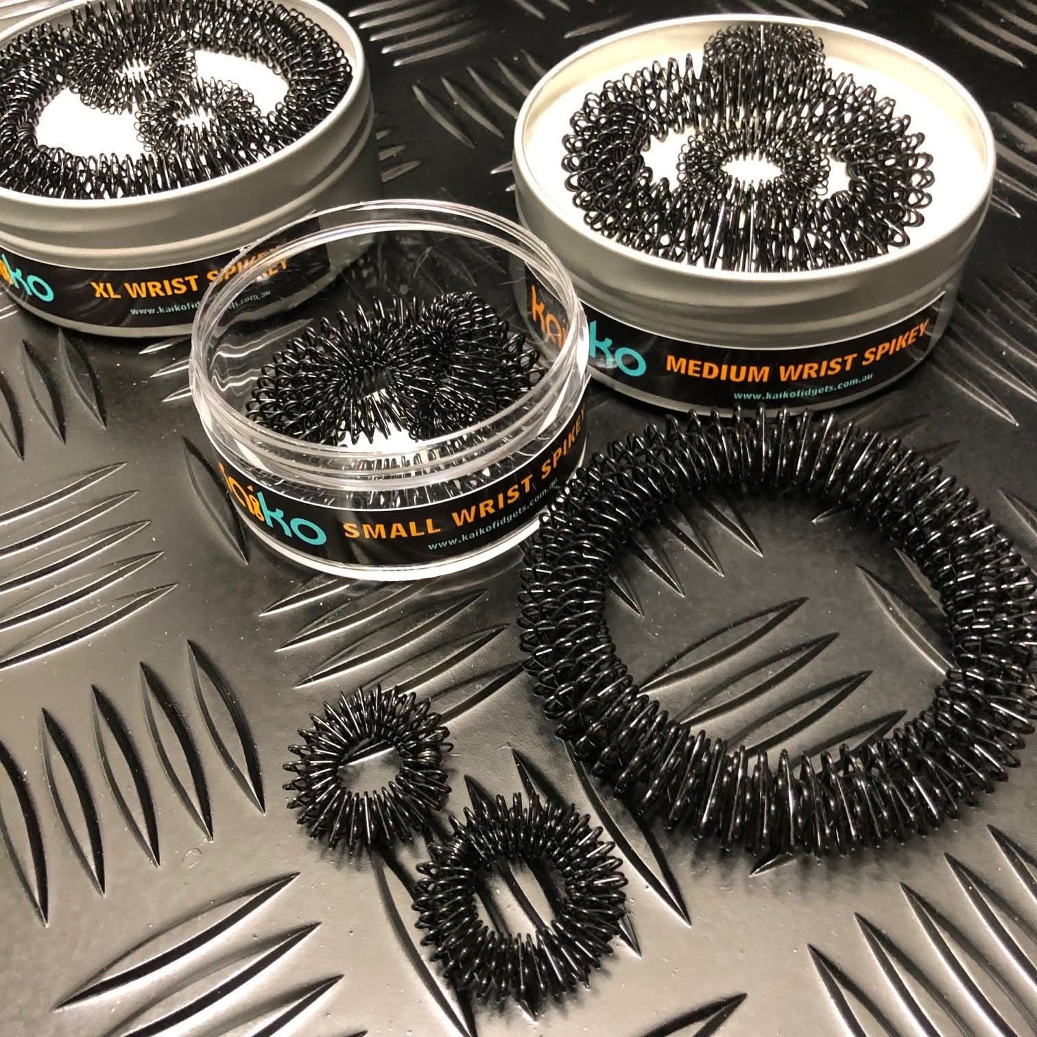 Black Wrist & Finger Spikey SET