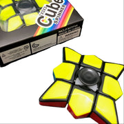 Yellow & White Cube Spinner