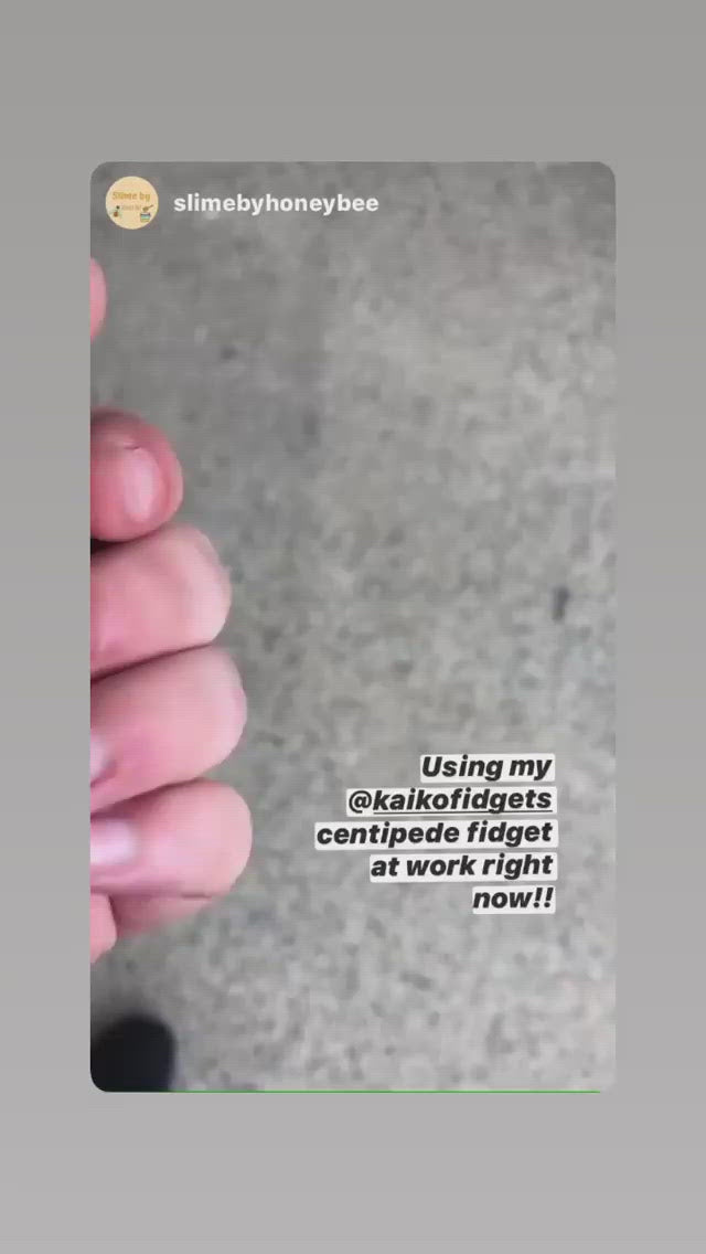 Load video: Metal Fidget Range - Millipede, Centipede &amp;  Megapede Sensory Supports by Kaiko