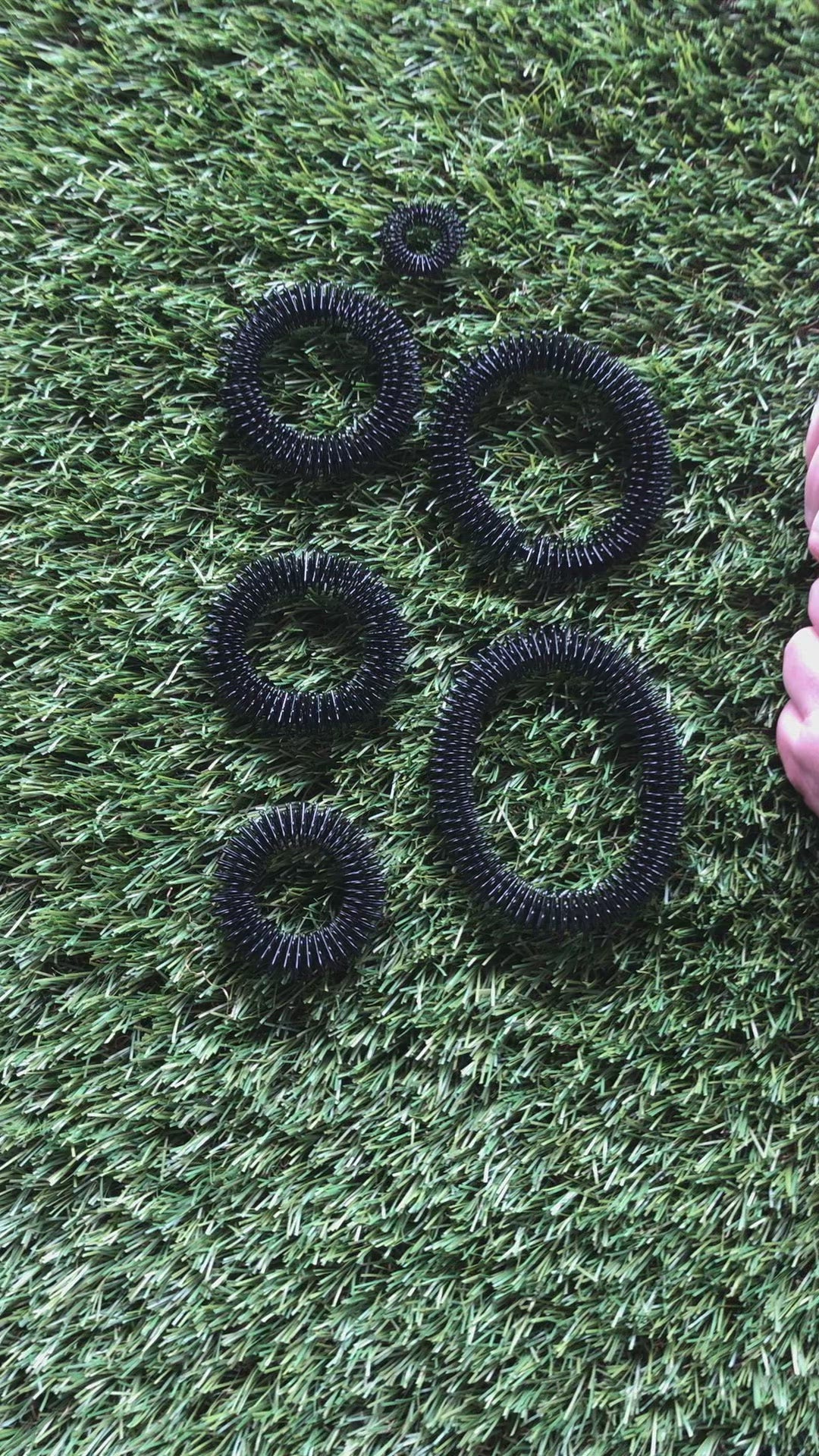 Load video: Finger Spikey Set of 10 - includes Fidget Keyring