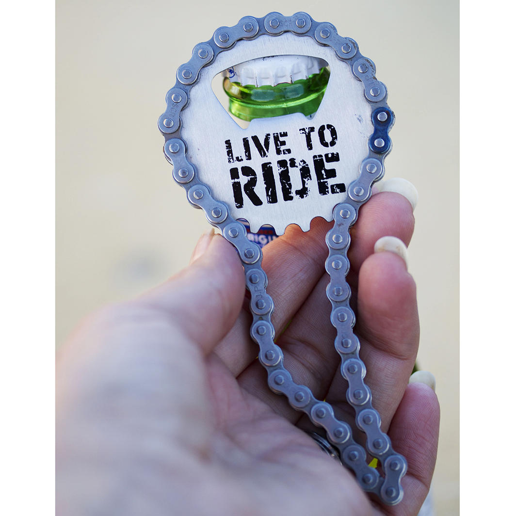 Bicycle chain sales bottle opener