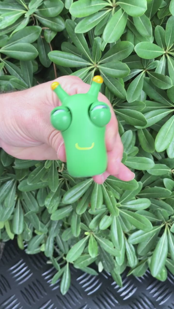 Load video: "Slyder" the Eye Popping Caterpillar Fidget