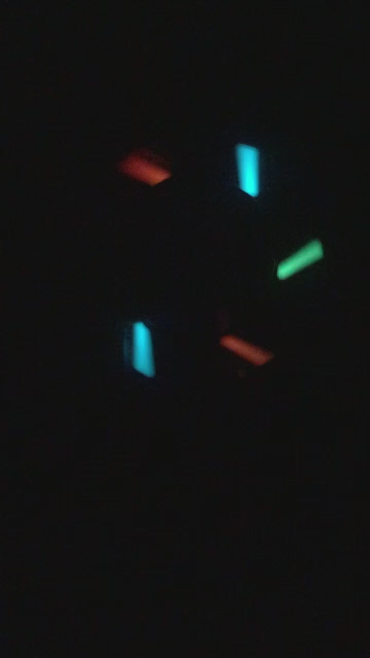 Load video: The Illuminator (UV light reacting) Weighted GLOW Spinner - 100 grams