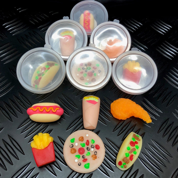Fast Food Mochi Jelly - Set of all 6 Designs of Sensory Palate Squishies ... (non edible) - Kaiko Fidgets Australia Pty Ltd