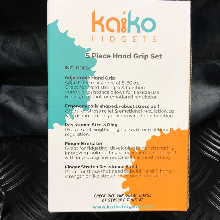 Hand Grip Set - Exerciser & Fidgeting Sensory Kit - Kaiko Fidgets