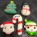 Christmas Jelly Mochi Squishy Characters - 2 sizes available - Kaiko Fidgets