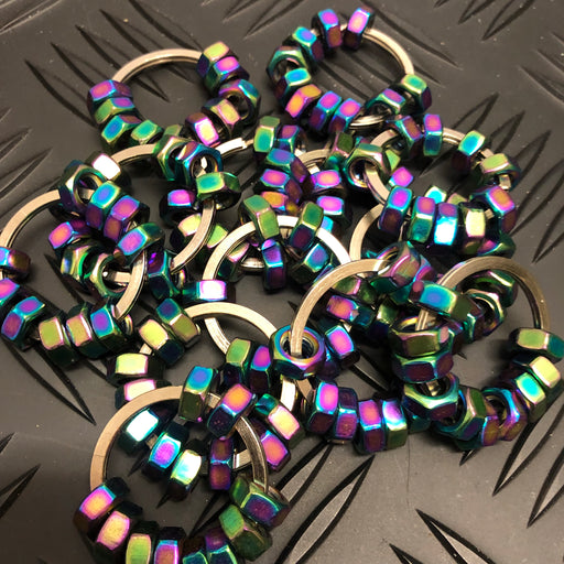 Oil Slick Hexa XL Fidget - Kaiko Fidgets